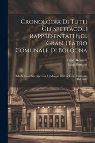 Cronologia Di Tutti Gli Spettacoli Rappresentati Nel Gran Teatro