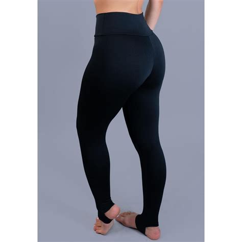 Calça Legging Mvb Modas Pezinho Cintura Alta Feminina Preto Netshoes