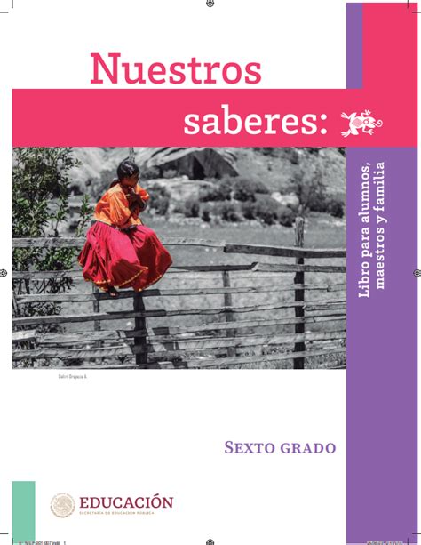 Nuevos Libros De La SEP De Sexto De Primaria En PDF