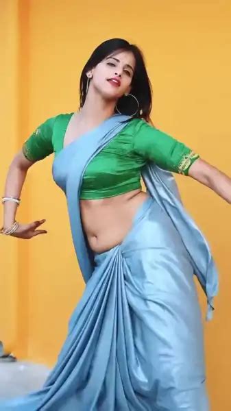 Sanjana Mishra Hot Navel Pics And Photo In Saree