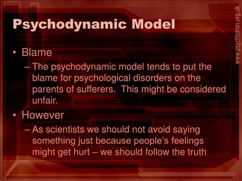 Ppt Psychodynamic Model Powerpoint Presentation Free Download Id