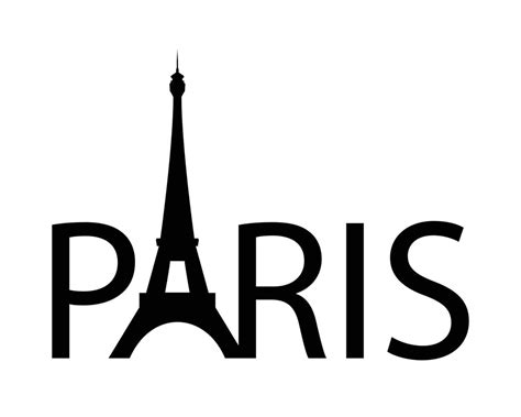 Paris, France logo vector 16181901 Vector Art at Vecteezy