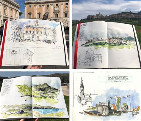 Sketchbook Strategies Part 1 Reviewing 2019 Travel Sketchbooks Liz