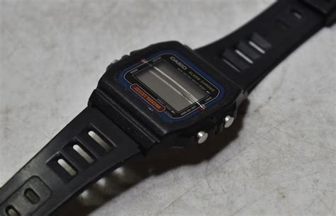 Vintage Casio Watch Alarm Chrono Water Resist 100m W Gem