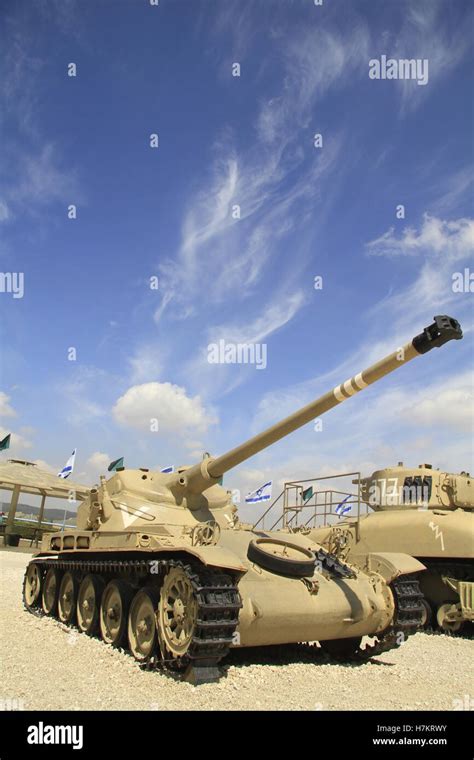 Israel Shephelah Amx 13 Tank At The Armored Corps Memorial Site And