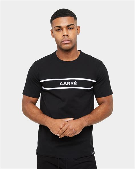 Carre Precision Zip Droptail T Shirt Black Culture Kings Nz