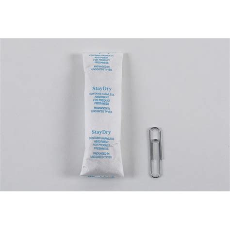 7 Gram 13X Molecular Sieve Desiccant Packet 2 000 Case 102AG17