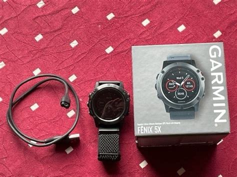 Garmin Fenix 5x Sapphire Crystal Schwarz 753759166915 EBay