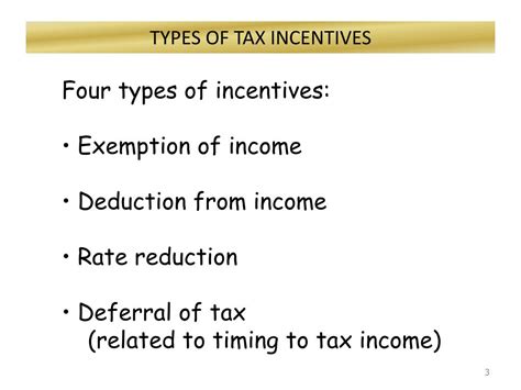 Ppt Tax Incentives Powerpoint Presentation Free Download Id3275441