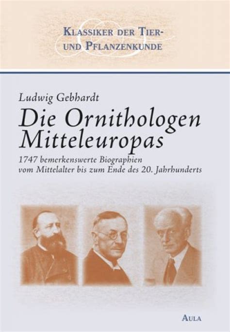 Die Ornithologen Mitteleuropas | NHBS Academic & Professional Books