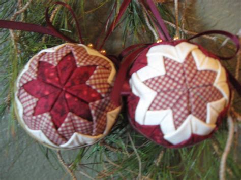 Quilted Christmas No Sew Ornament Complete Pattern Booklet Balls Etsy