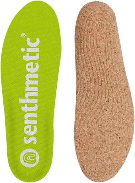 Amazon Sentimetic Natural Cork Orthotics Insoles Classic Green