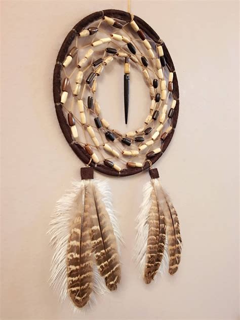 Dreamcatcher Buffalo Bone Buckskin Buffalo Horn Nalbinding Needle