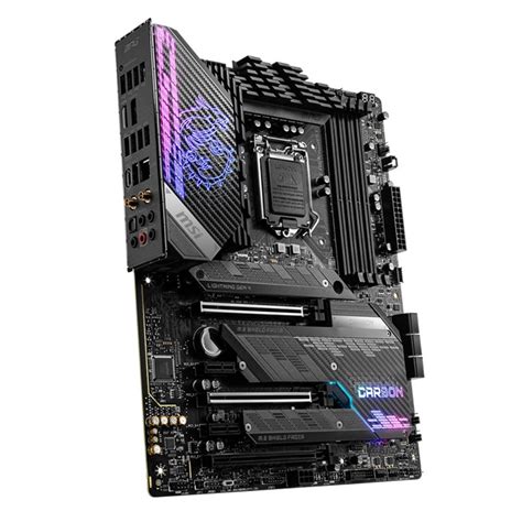 MSI MPG Z590 GAMING CARBON WIFI Intel LGA 1200 ATX Motherboard - MPG ...