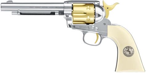 Umarex Saa 45 Colt Peacemaker 177 Pellet Gold Nickel Edition