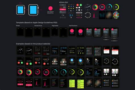 Apple Watch Gui For Illustrator Wearable Device Mockups ~ Creative Market