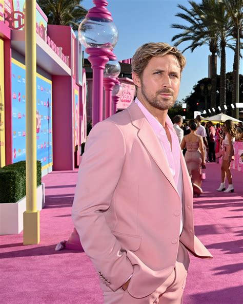 Ryan Gosling Pink Suit Barbie La Premiere 2023