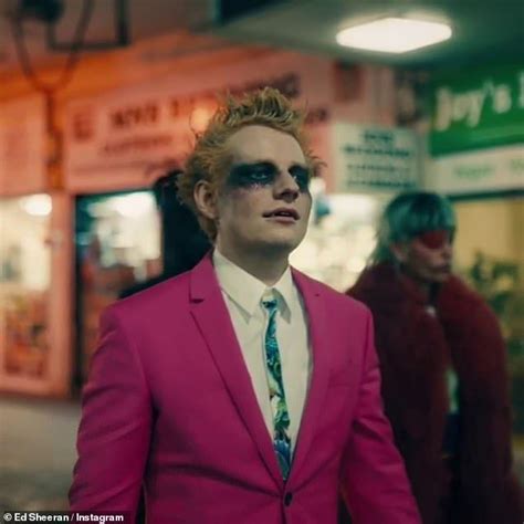 Ed Sheeran As A Vampire In The Video For The Song Bad Habits Video