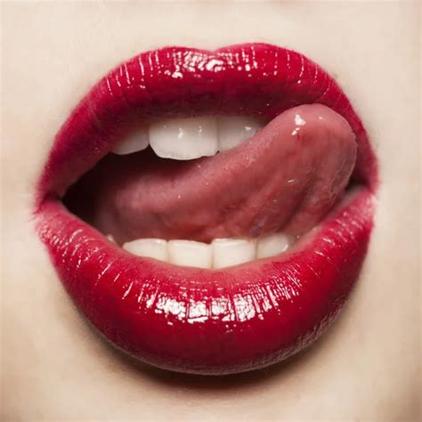 Fotos de Labios sensuales de stock imágenes de Labios sensuales sin