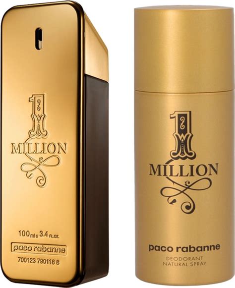 Paco Rabanne One Million Eau De Toilette Ml Deo Spray Ml