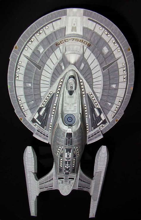 Uss Enterprise Star Trek Papercraft Star Trek Galaxy Class Uss