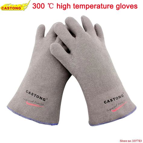 250 Degrees Heat Insulation Gloves High Temperature Resistant Gloves To Hot Flame Retardant Anti