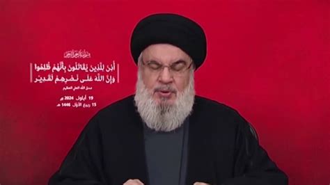 Chefe Do Hezbollah Compara Ataques Israelenses A “declaração De Guerra“ Cnn Brasil