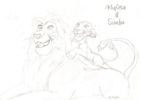 Mufasa and Simba by Melleh by lionkingclub on DeviantArt