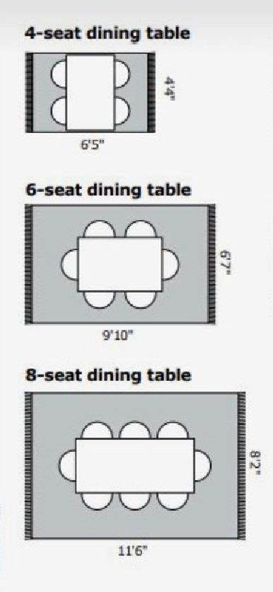 The Dining Table Rug Size Chart Everything You Need To Know