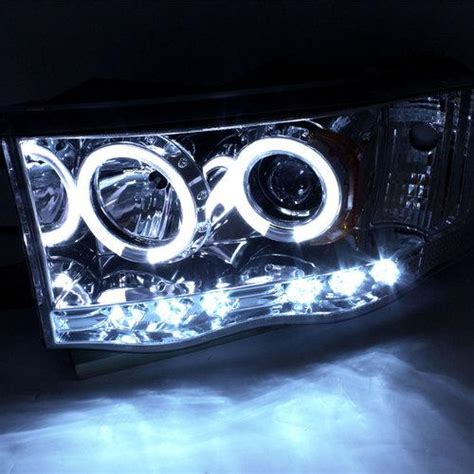 Find 8000K SLIM XENON HID SMOKED 02 05 RAM HALO LED PROJECTOR