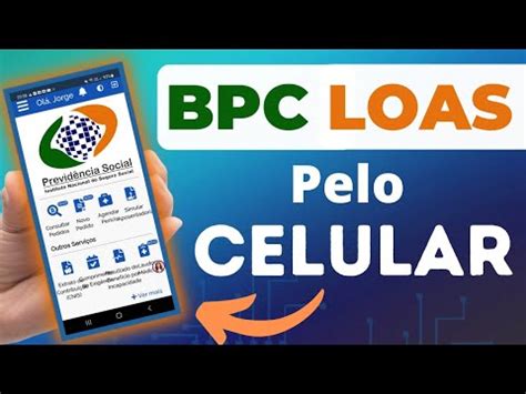 Como Dar ENTRADA No BPC LOAS Pelo Celular Em 2024 Aula Para Iniciante