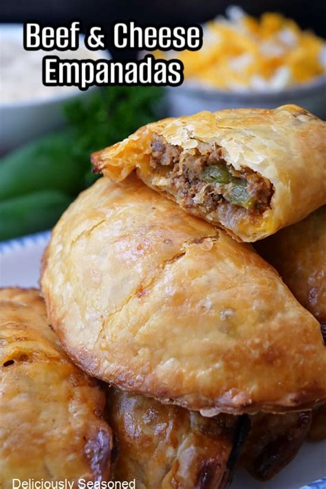 Beef And Cheese Empanadas Deliciously Seasoned