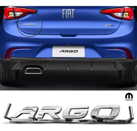 Emblema Original Fiat Argo Letreiro Cromado Porta Malas 2021 MercadoLivre