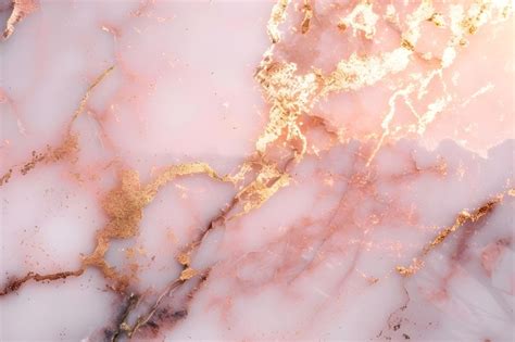 Premium Photo Chic Blush Pink And Rose Gold Marble Texture