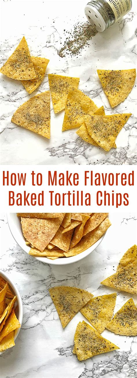 How To Make Healthy Tortilla Chips Recipe Homemade Tortilla Chips