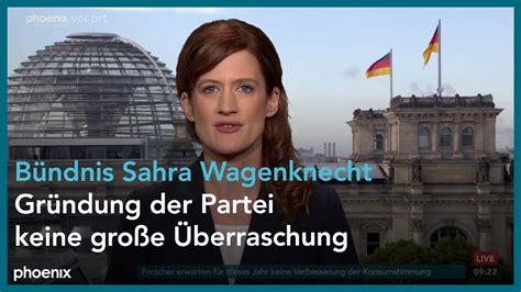 phoenix nachgefragt mit Jennifer Wilton zur Gründung der Partei Bündnis