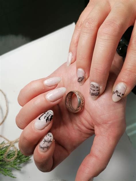 Lord Of The Rings Nail Art Nel