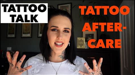 TATTOO TALK Tattoo Aftercare HayleeTattooer YouTube