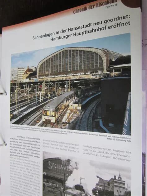 Chronik Der Eisenbahn B Hamburg Hauptbahnhof Er Ffnet Bahn