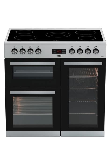 Beko Stainless Steel 90cm Range Cooker Kdvc90x