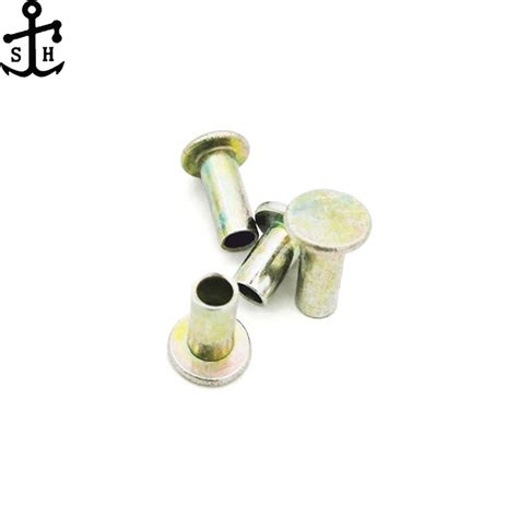 Din 7338 Brake And Clutch Lining Rivets Semi Tubular Rivet Made In China For Clothes China