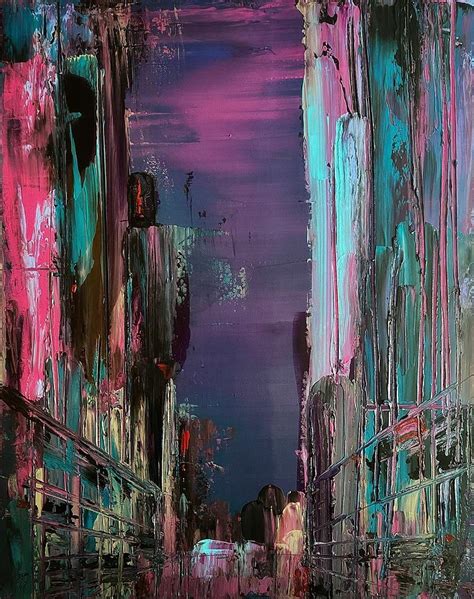 Dopamine City Painting By Mark Shaver Pixels