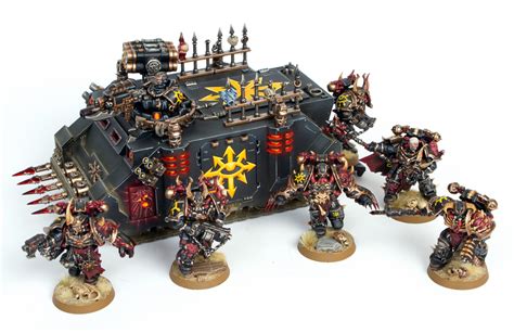 Showcase Chaos Space Marine Black Legion Rhino Tale Of Painters
