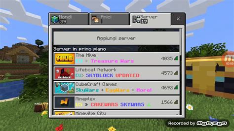 Come Entrare Nei Server Si Minecraft Youtube