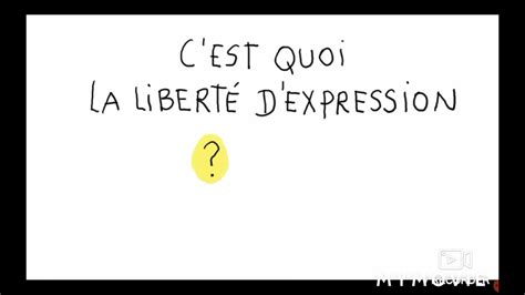 Cest Quoi La Liberté Dexpression 1 Jour 1 Question Youtube