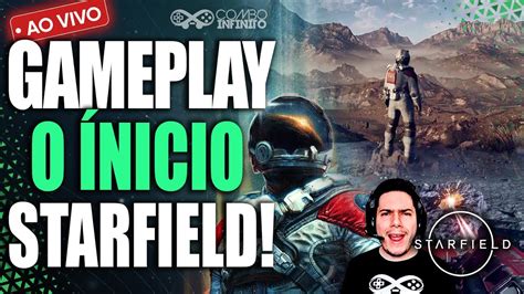 LIVE DE LANÇAMENTO Starfield O Início Vamos jogar o Exclusivo do