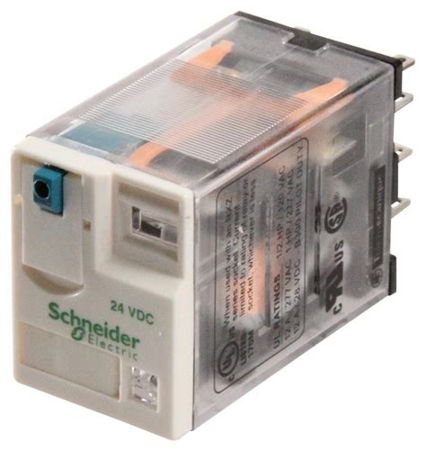 RXM2AB2BD Schneider Electric Power Relay DPDT 24 VDC