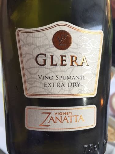 Vigneti Zanatta Glera Spumante Extra Dry Vivino Australia