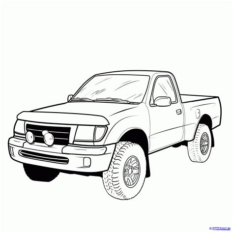 Truck Outline Free Download On Clipartmag