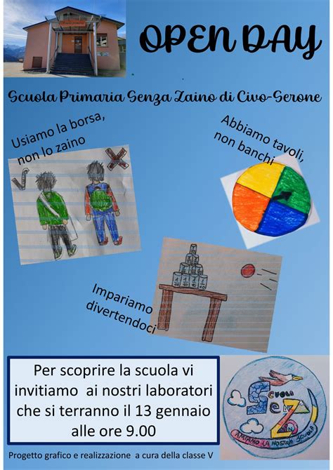 OPEN DAY Scuola Primaria Di Serone Eventi Istituto Comprensivo